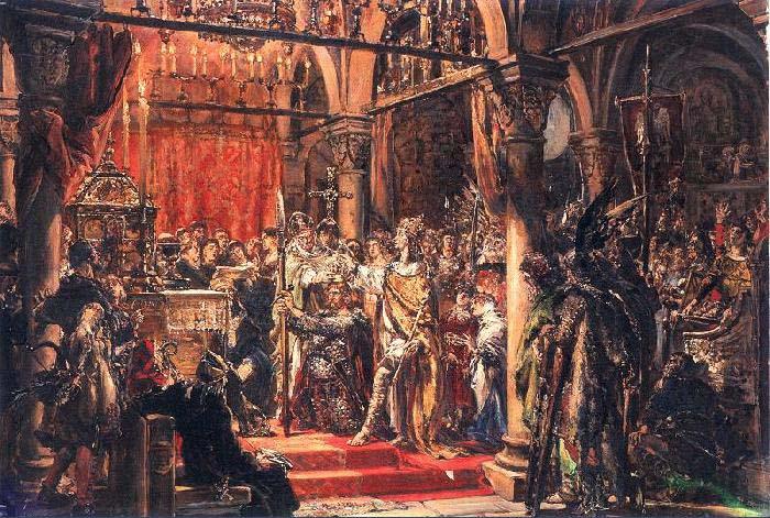 Coronation of the First King of Poland, Jan Matejko